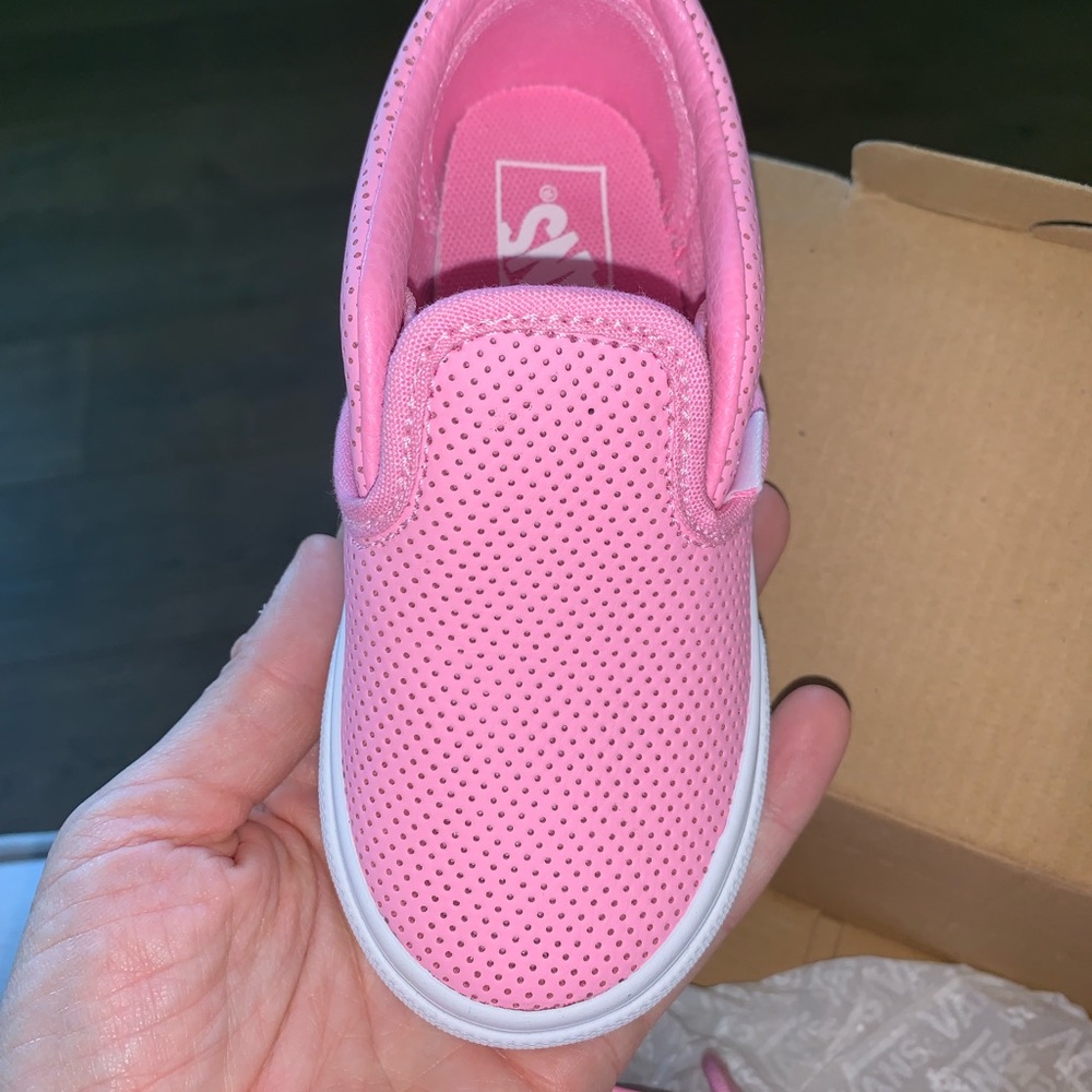 Vans classic slip-ons toddler girl Sz 8.5